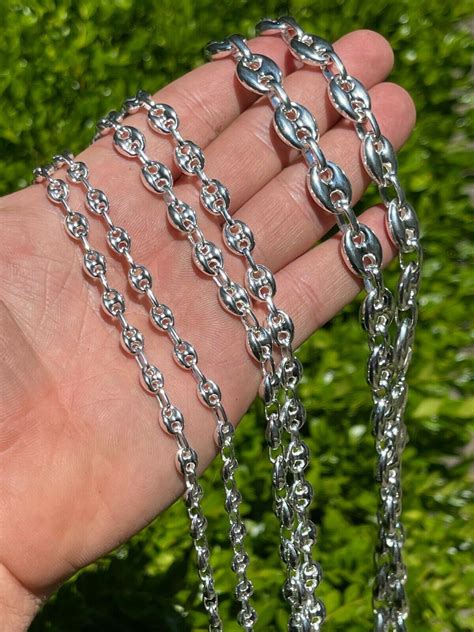 gucci link chain sterling silver